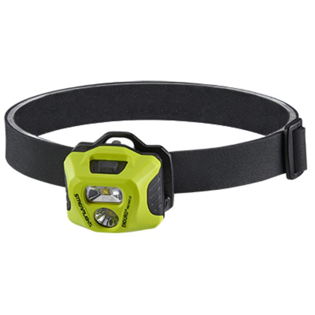 Streamlight Enduro Pro Haz-Lo Headlamp Elastic Headstrap Rubber Hard Hat Strap And 3Mdual Lock Yellow - Streamlight