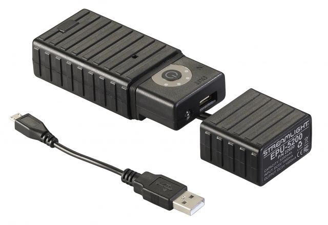 Streamlight EPU-5200 Portable Power Pack with Built in Flashlight Black - Streamlight