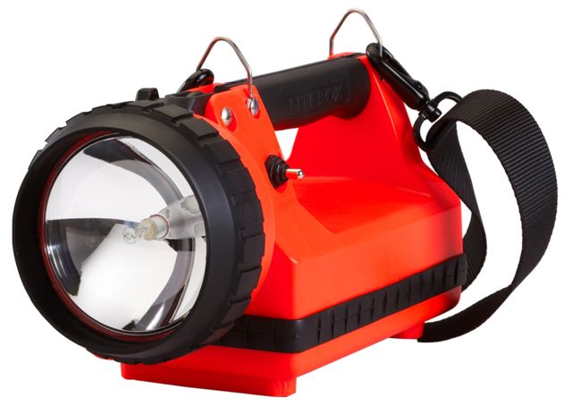 Streamlight Firebox Rechargeable Lantern 150 Lumen 8 Watt Spot 22060 - Iec Type A 100V Ac Charge Cord Orange - Streamlight