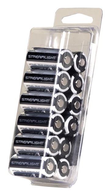 Streamlight Flashlight Replacement 3V CR123 Lithium Batteries - 12 Pack