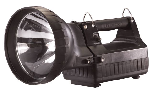 Streamlight H.I.D. LiteBox Searchlight - Rechargeable High Intensity Discharge Flashlight Lamp Only WITHOUT CHARGER Black - Streamlight