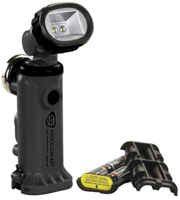 Streamlight Knucklehead Multi-Purpose Worklight 200 Lumen Alkaline Model Light Only with No Charger Black - Streamlight