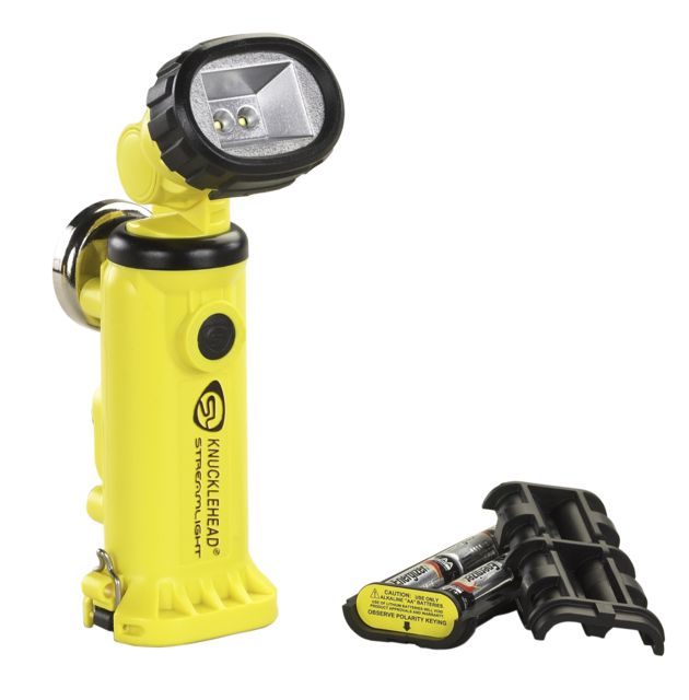 Streamlight Knucklehead Multi-Purpose Worklight 200 Lumen Alkaline Model Light Only with No Charger Yellow - Streamlight