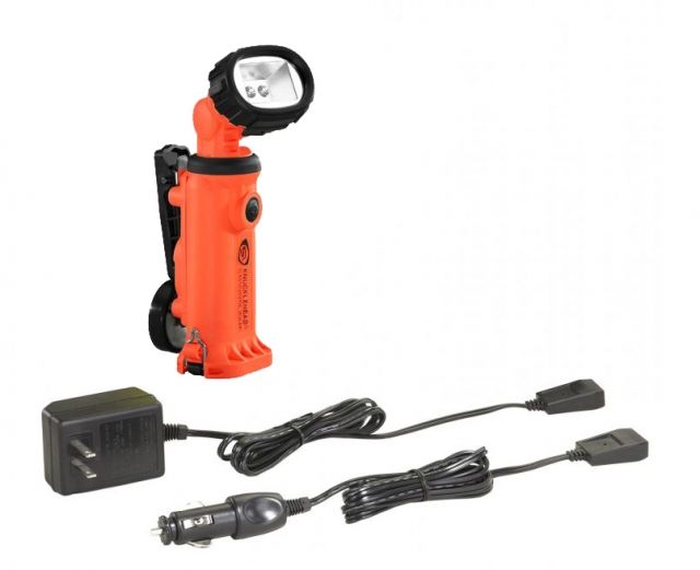 Streamlight Knucklehead Multi-Purpose Worklight 200 Lumen Clip 12V DC Fast Charge Orange - Streamlight