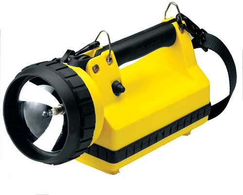Streamlight LiteBox Flashlight w/ Standard AC/DC Charging System 150 Lumen 8 Watt Spot 240V Ac Charge Cord Yellow - Streamlight
