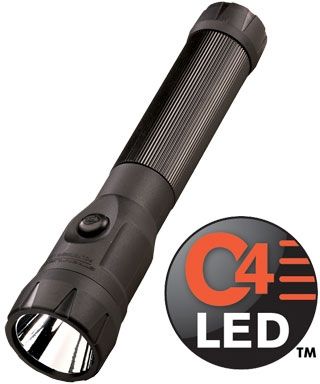 Streamlight PolyStinger LED Flashlight 120V AC Steady PiggyBack Charger - Black - Streamlight