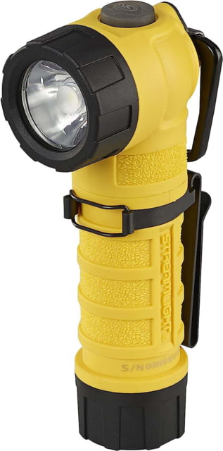 Streamlight PolyTac 90X USB Multi-Fuel Right-Angle Rechargeable LED Flashlight CR123A Lithium White 500 Lumens Yellow - Streamlight