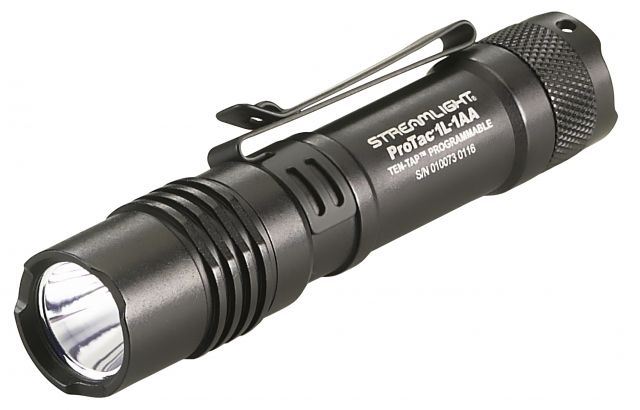 Streamlight PROTAC 1L-1AA Ultra-Compact White LED Flashlight 350 Lumens Black