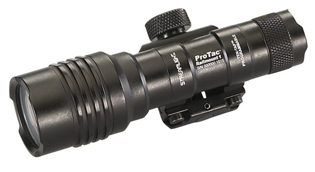 USED Streamlight ProTac Rail Mount 1 Long Gun Light AA Alkaline/CR123A Lithium 350 Lumens Black  EDEMO3 Condition Parts Only/Salvage Defective - Streamlight