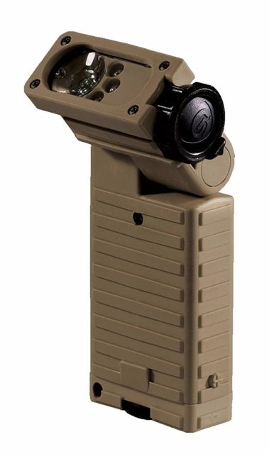 Streamlight Sidewinder Aviation Coyote Tan Flashlight Boxed w/Batteries - White C4 Green Blue IR LEDs - Streamlight