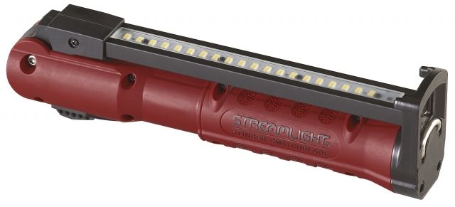 Streamlight Stinger Switchblade Rechargeable Multi-Function Worklight 800/600 Lumens/500 mW w/ USB Cord Red
