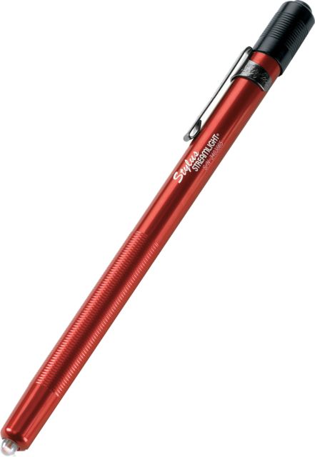 Streamlight Stylus Penlight Flashlight - Red - White LED - Streamlight