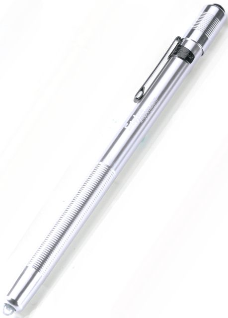 Streamlight Stylus Penlight Flashlight - Silver - Blue LED - Streamlight