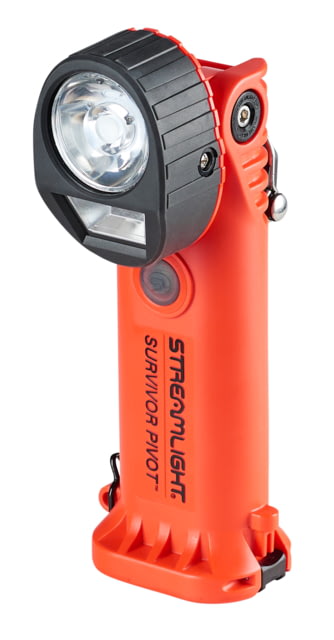 USED Streamlight Survivor Pivot USB LED Flashlight Alkaline 325 Lumens Orange - Streamlight