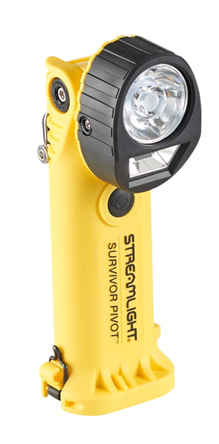 Streamlight Survivor Pivot USB LED Flashlight Alkaline 325 Lumens Yellow - Streamlight