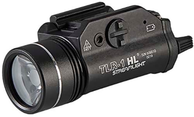 EDEMO Streamlight TLR-1 HL 1000 Lumen LED Tactical Weapon Light Long Gun Kit CR123A White 1000 Lumens Black  EDEMO2 - Streamlight
