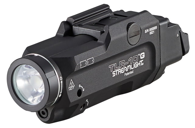 DEMO Streamlight TLR-10 G LED Tactical Weapon Light w/Green Laser & Rear Switch Options CR123A White 1000 Lumens Black - Streamlight