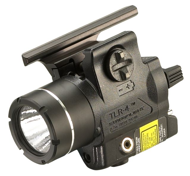 USED Streamlight TLR-4 Rail Mounted Laser Sight and Flashlight CR2 Lithium USP Full Only Red 170 LumensBlack  EDEMO2 Used Condition Like New - Streamlight