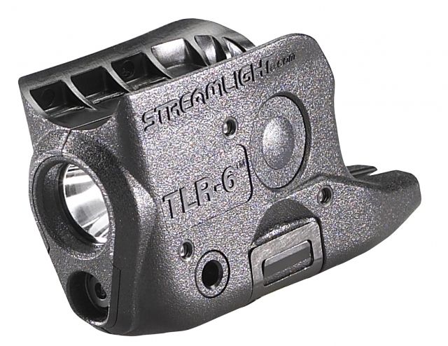 USED Streamlight TLR-6 Subcompact Gun-Mounted LED Tactical Light Glock 42/43 CR1/3N Red 100 Lumens Black - Streamlight