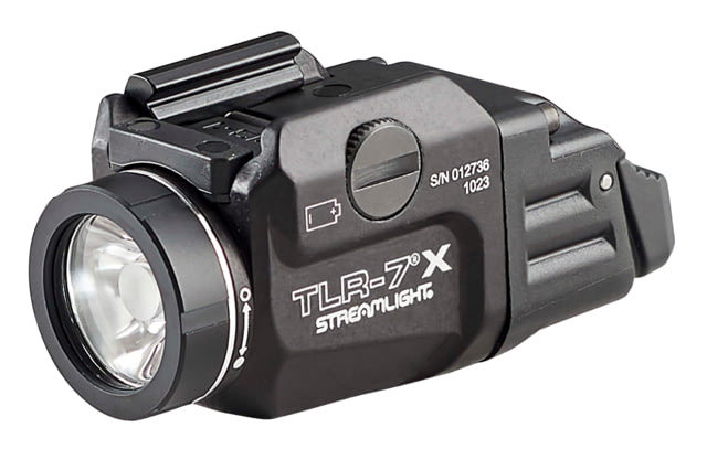 USED Streamlight TLR-7X Flex LED Tactical Weapon Light w/High and Low Paddle Switches CR123A Key Kit White 500 Lumens Black - Streamlight