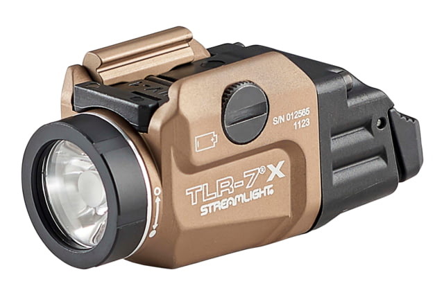 USED Streamlight TLR-7X Flex LED Tactical Weapon Light CR123A White 500 Lumens FDE  EDEMO11 Used Condition Fair - Streamlight