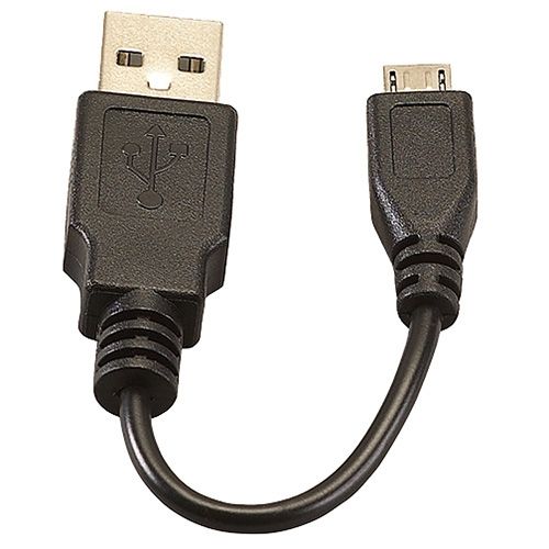 Streamlight USB A To USB Micro Cord 5in/12.7 cm Accessory - Streamlight