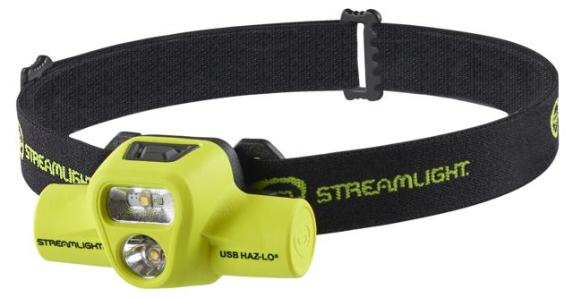 Streamlight USB HAZ-LO Intrinsically Safe Headlamp Yellow - Streamlight