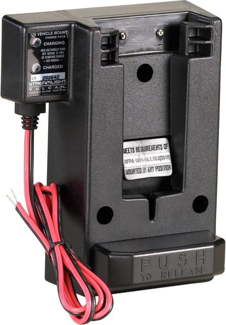 Streamlight Vulcan Series Direct Wire 12V DC Mounting Rack Black - Streamlight