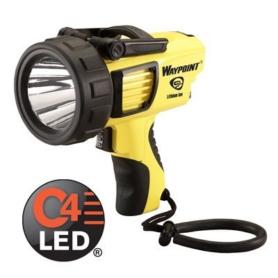 USED Streamlight Waypoint Rechargeable Flashlight - 120V AC Yellow - Streamlight