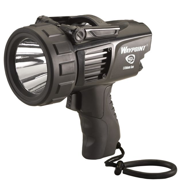 USED Streamlight Waypoint 300 Rechargeable Spotlight w/ International AC Charge Cord 44919 1000 Lumen White Led Black  EDEMO2 Used Condition Like - Streamlight