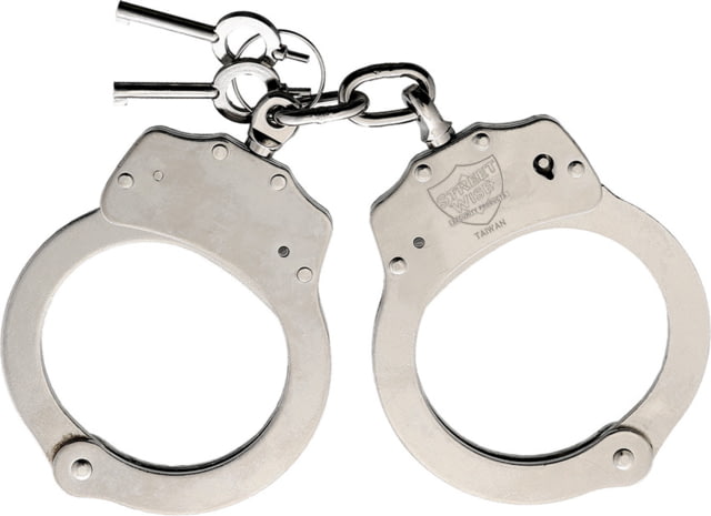 StreetWise Security Products Nickel Plated Steel Handcuffs Double Locking - Streetwise Security Products