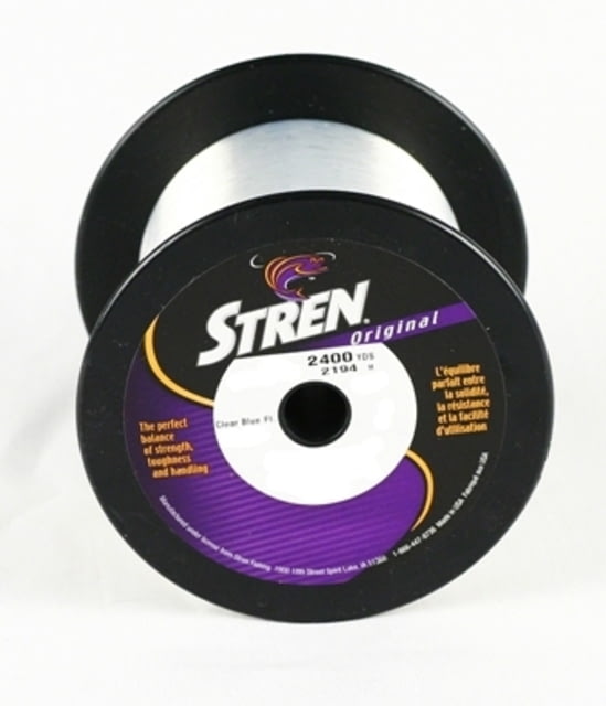 Stren Original Mono Bulk Spool 8lb 2400yd Clear/Blue