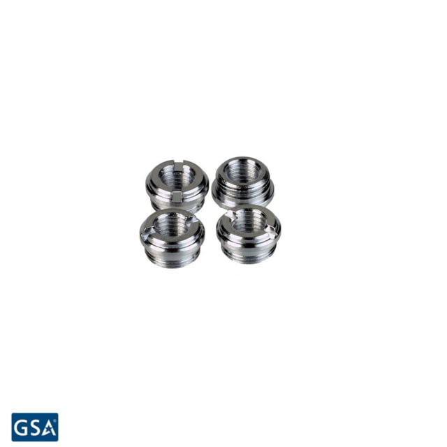 Strike Industries  Grip Slimline Screw Bushings/ Aisi-12L14 Steel With Chrome Coating Chrome - Strike Industries