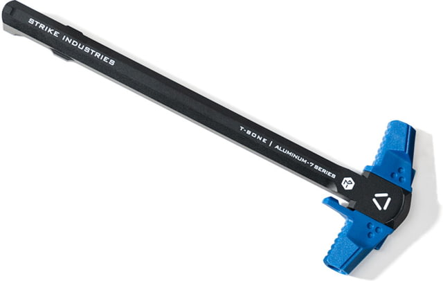 EDEMO Strike Industries .223/5.56 T-Bone Charging Handle with Blue Handles Black One Size SI-AR-TBCH-223-BK-BLU EDEMO1 Used Condition Fair - Strike Industries