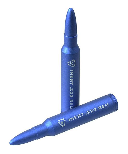 Strike Industries Aluminum .223 Remington Dummy Rounds 2pk Blue One Size - Strike Industries