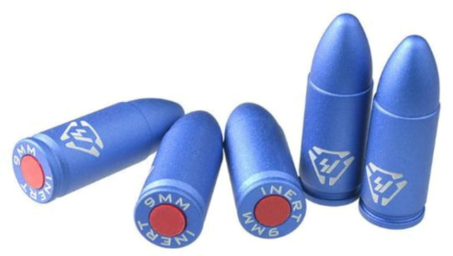Strike Industries Aluminum 9mm Dummy Rounds 5pk Blue One Size SI-DR-AL-9mm-BLU - Strike Industries