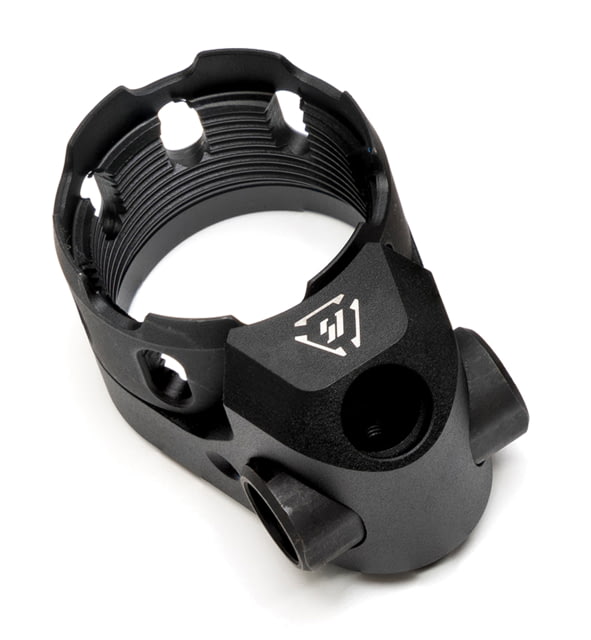 Strike Industries AR Enhanced Castle Nut & Extended End Plate Version 2 Black One Size