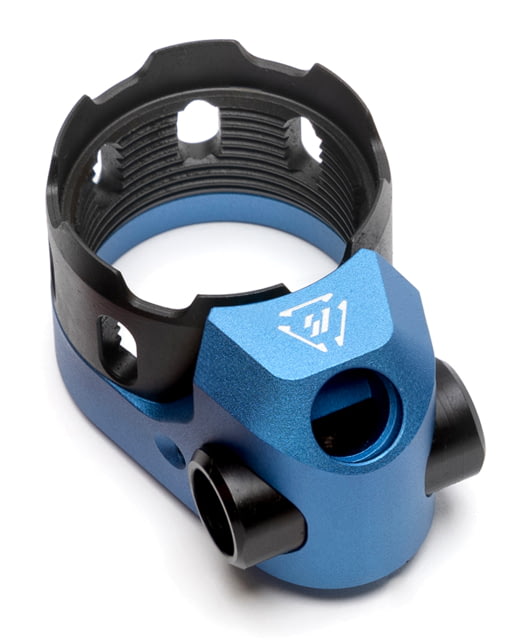 Strike Industries AR Enhanced Castle Nut & Extended End Plate Version 3 Blue One Size