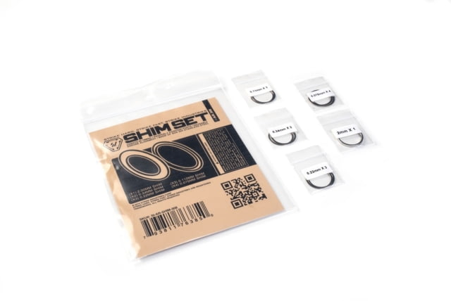 Strike Industries AR Shim Set .308/ 7.62mm 5/8x24 TPI Stainless Black One Size - Strike Industries