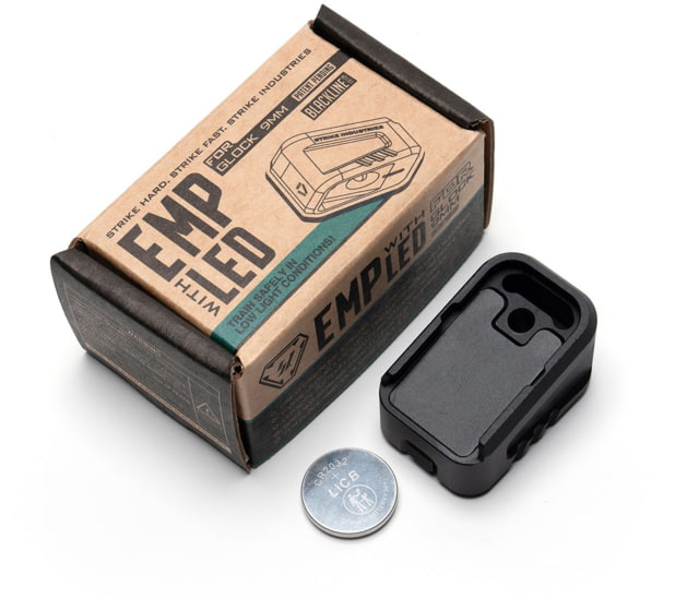 Strike Industries Glock LED Extended Magazine Plate 9mm Black 0