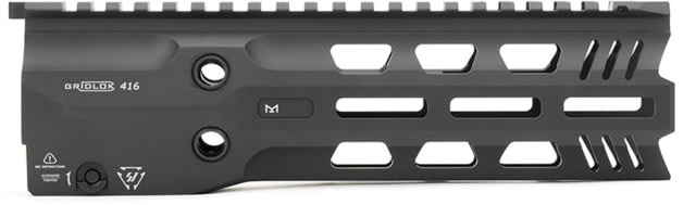 Strike Industries Gridlok 416 9in Handguard Assembly in Full Duty Version Picatinny Heckler & Koch HK416 Black One Size