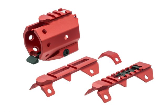 Strike Industries GridLok Front & Rear Sights Red One Size - Strike Industries