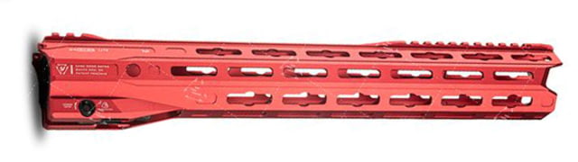 Strike Industries Grildlok LITE 15in Handguard Assembly M-Lok AR-15 Red One Size
