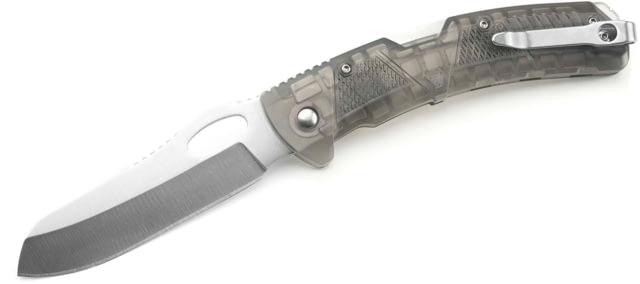 Strike Industries K1 3.51in Folding Knife Sheepsfoot AUS-8 Stainless Steel SI Polymer Extreme Handle Smoke One Size