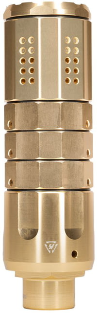 Strike Industries Pistol Linear Compensator 9mm 1/2x28 Gold - Strike Industries