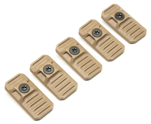 Strike Industries Rail Cover w/LINK system for MLok & KeyMod Handguards 5 Pieces FDE One Size