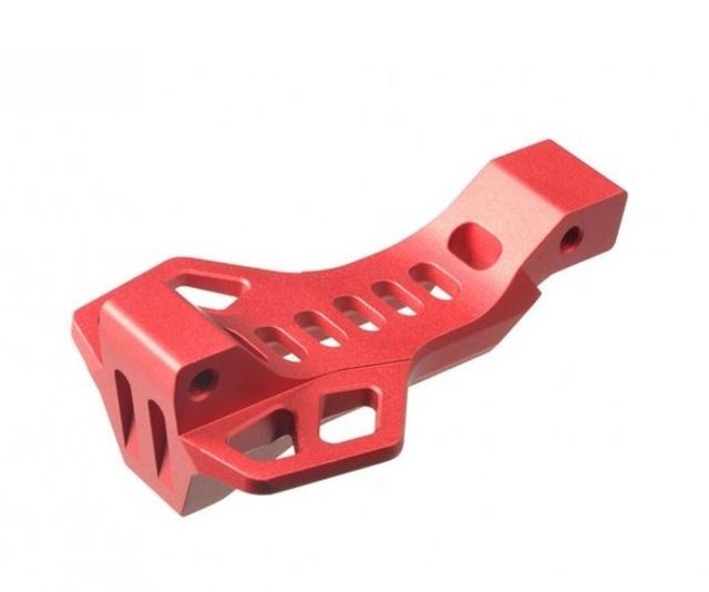 USED Strike Industries Billet Trigger Guard w/ Finger Rest Red One Size SI-BTG-COBRA-RED