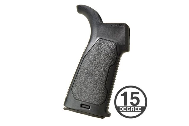 USED Strike Industries Enhanced Pistol Grip AR-15/AR-10 15 degree Black One Size SI-AR-VEPG-15 EDEMO1 Used Condition Like New - Strike Industries