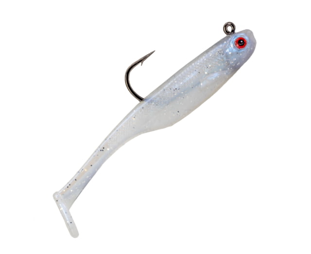 Strike King Homing Minnow Softbait 3 pack 2.5in 3/8oz Pearl