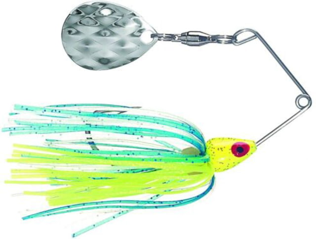 Strike King Mini-King Spinnerbait Fishing Lure Chartreuse Blue Glimmer 1/8oz
